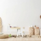 Продукт GINGER HOME - Детска Учебна Маса и Столче, Комплект от Дърво, Бюро за Учене, Рисуване, Писане - Натурално Дърво и Бяло - 1 - BG Hlapeta